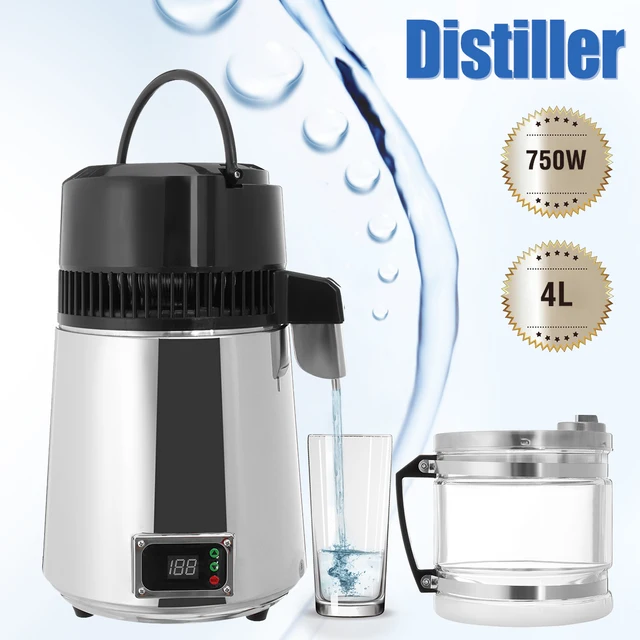 Best Price 4L 750W Household Pure Water Distiller Electric Stainless Steel Water Purifier Container Filter Distilled Water Machine Glass Best Price 4L 750W Household Pure Water Distiller Electric Stainless Steel Water Purifier Container Filter Distilled Water Machine Glass