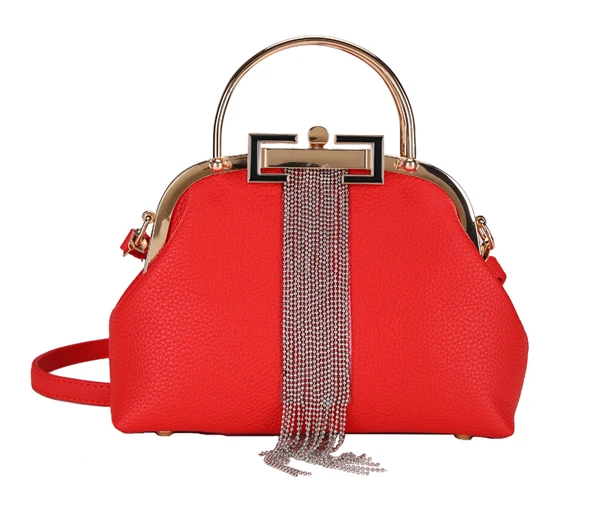 Модная сумка-мессенджер качественная сумка из искусственной кожи брендовая вместительная сумка на плечо элегантная женская кожаная сумка - Цвет: red