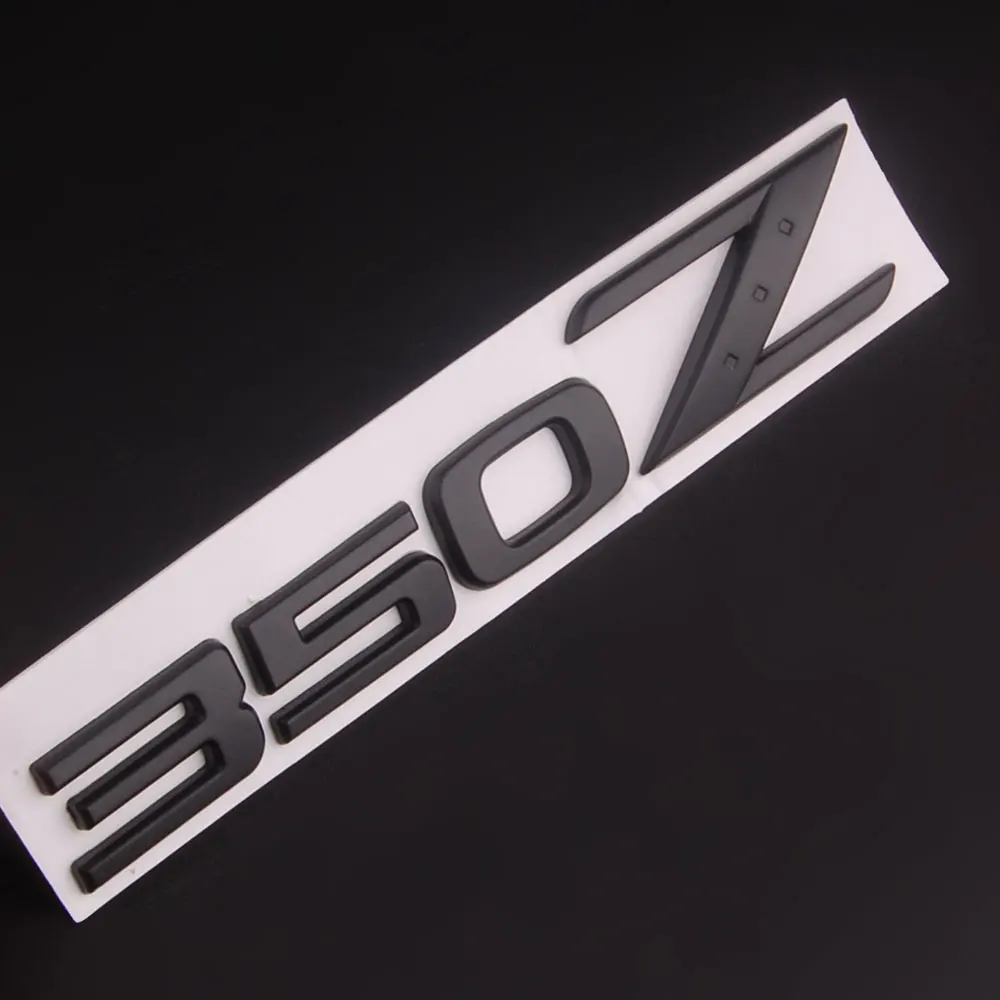 Black Car Auto 350Z Aluminum Emblem Badge Stickers for NISSAN 350Z Fairlady Z33