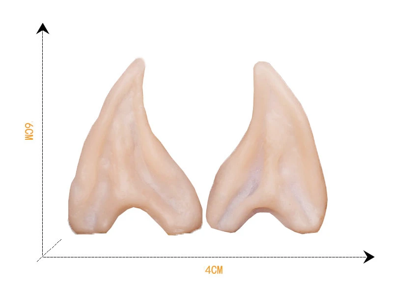Латексные фея пикси эльфийские уши косплей аксессуары Хэллоуин вечерние мягкие острые протезы уха Хоббита маски для костюмированной вечеринки