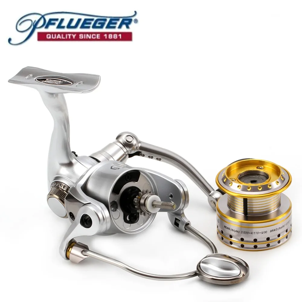 Катушка для спиннинга Close out Pflueger 8225MGX 5 2: 1 Передаточное отношение 9 + 1BB 6кг