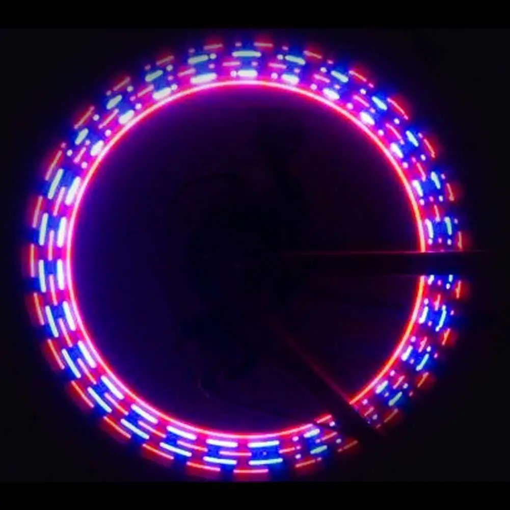 2 шт. 5 Led вспышка клапан колпачок свет велосипед мотоцикл автомобиль шина для