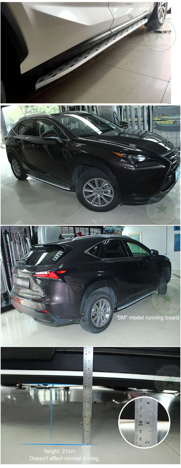 Утолщенная Беговая доска боковой шаг nerf бар для LEXUS NX NX200T NX300h-, загрузка 300 кг, от известного производителя, рекомендуется