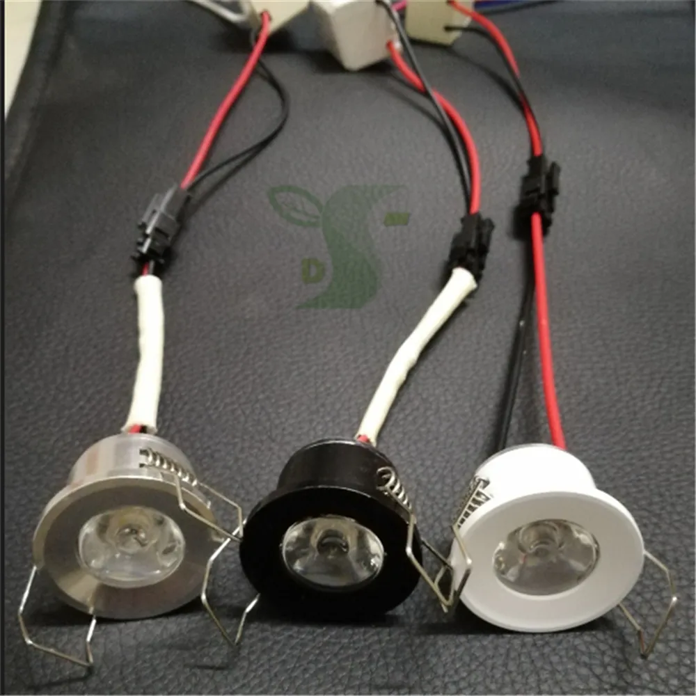 

10PCS/Lot 3W LED Mini Downlight Under Cabinet Spot Light 1W for Ceiling Recessed Lamp 110V 220V Dimmable lights for ceiling