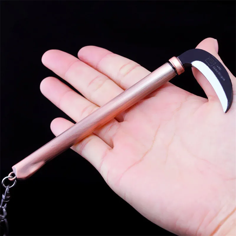  Playerunknown's Battlegrounds PUBG Logo Sickle Model Cosplay Accessories Pendant Keychain Gift Coll