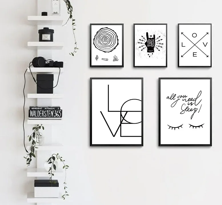 

Sea Sunset Motivational Poster Quote Print Nodic Style Wall Art Canvas Painting Cactus Picture Room Decoration Modern Home Decor