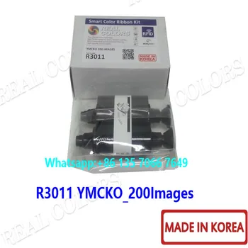 

10Pieces Compatible R3011 YMCKO 200 Images Made in Korea Evolis Pebble ID Card Printer