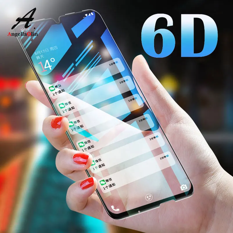 6D закаленное стекло для huawei P30 p smart 2019 Nova 4 Y7 Pro honor view 20 9H защита экрана полная