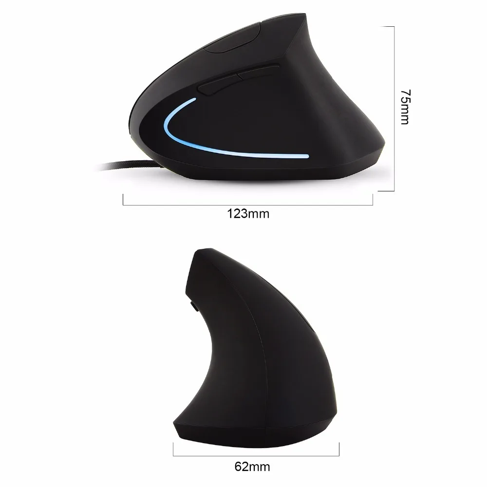 ergonomic wired vertical mouse