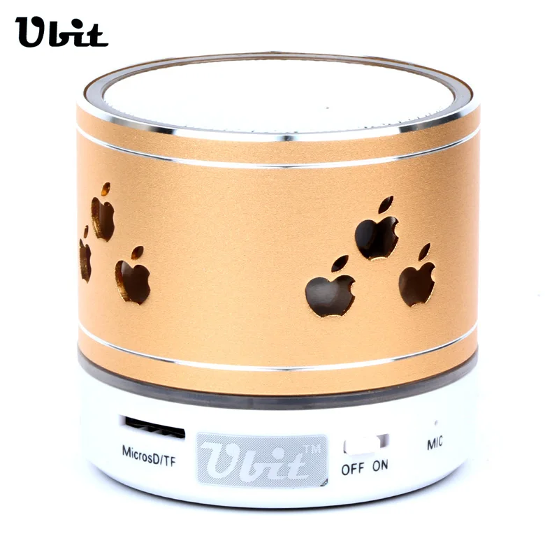 Ubit Portable Bluetooth Speakers For IPhone 7 LED Light Wireless Smart Hands Free Speaker With FM Radio Support TF Card S-805