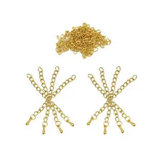 20 шт. Падение Цепи Тон Золота Цепь Расширение Хвост Ссылка Ожерелье Extender Хобби