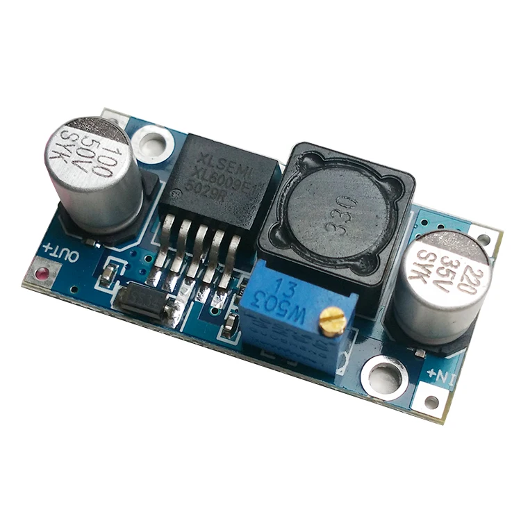 

10PCS XL6019 (XL6009 upgrade) Automatic step-up step-down Dc-Dc Adjustable Converter Power Supply Module 20W 5-32V to 1.3-35V