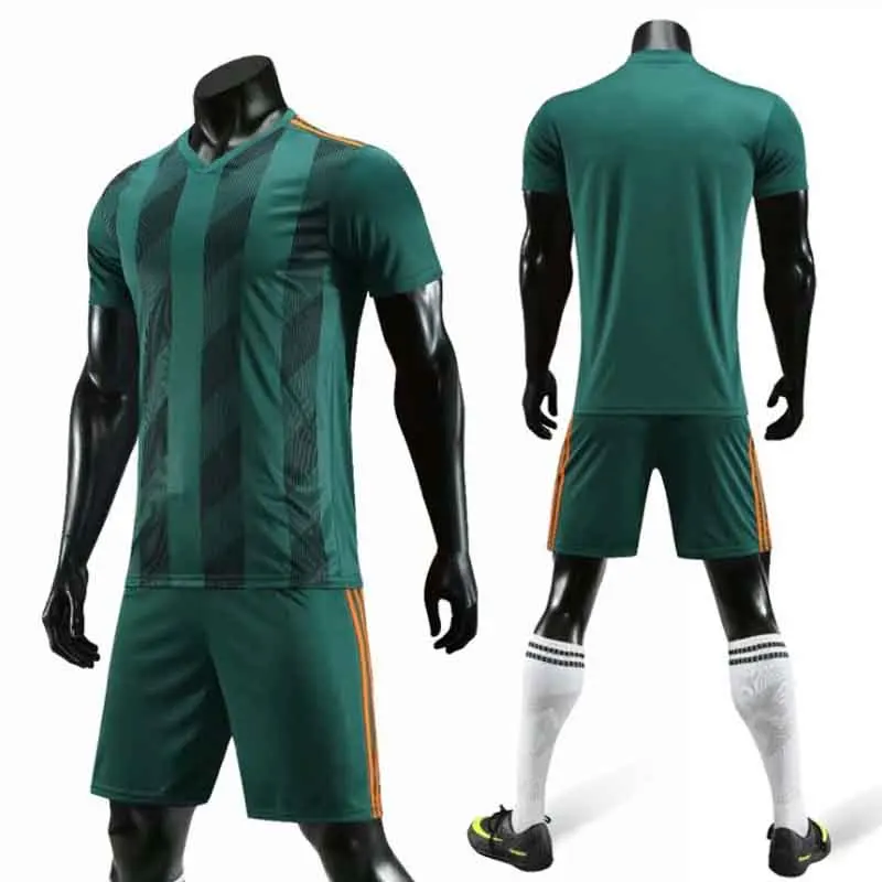 Blank Football jerseys 19-20 Soccer set Training Suit Sportswear Adults & child Short Sleeve Soccer Jerseys & shorts Tracksuit