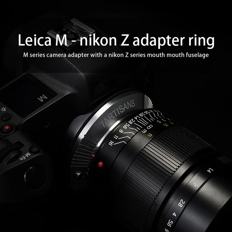 7 ремесленных переходное кольцо для камеры Leica LM M Крепление объектива к Canon EOS R RF Nikon Z камера Z6 Z7
