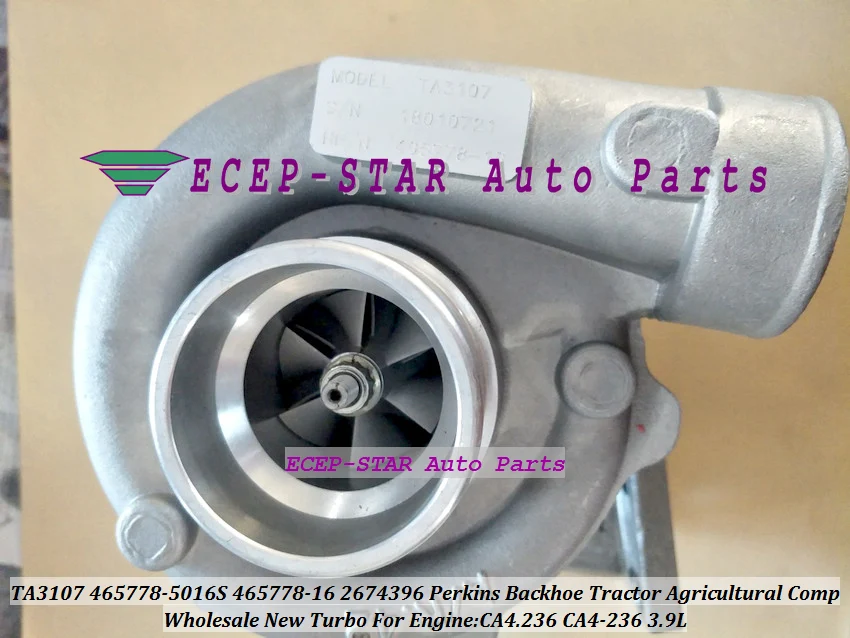 TA3107 465778 465778-5016S 2674A396 2674396 465778-0016 Turbo For Perkins Backhoe Tractor Agricultural Comp CA4.236 CA4-236 3.9L (2)