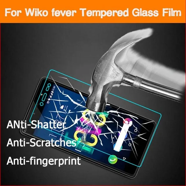 

Wiko Fever Tempered Glass Original 9H High Quality Protective Film Explosion-proof Screen Protector for Wiko Fever 4G