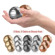 Спиннер для пальцев Настольный декомпрессионный вращающийся Сферический гироскоп металлический Настольный шар гироскоп Оптическая иллюзия течет палец