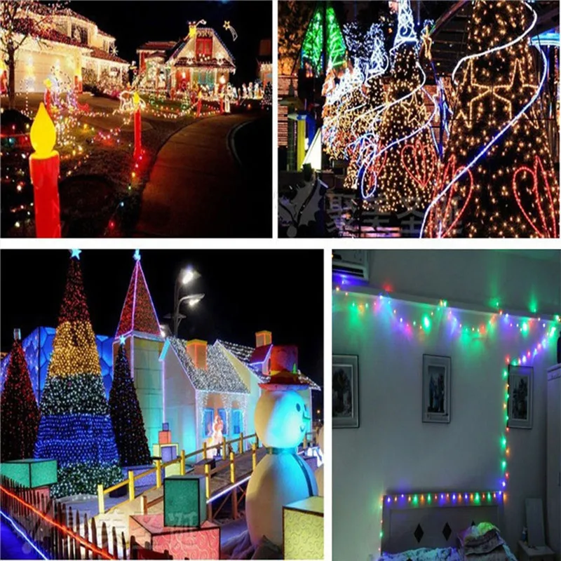 2 м, 5 м, медный провод, светодиодный фонарь, батарея, праздничная Светодиодная лента, освещение для сказочной рождественской елки, Свадебная вечеринка, декоративная лампа