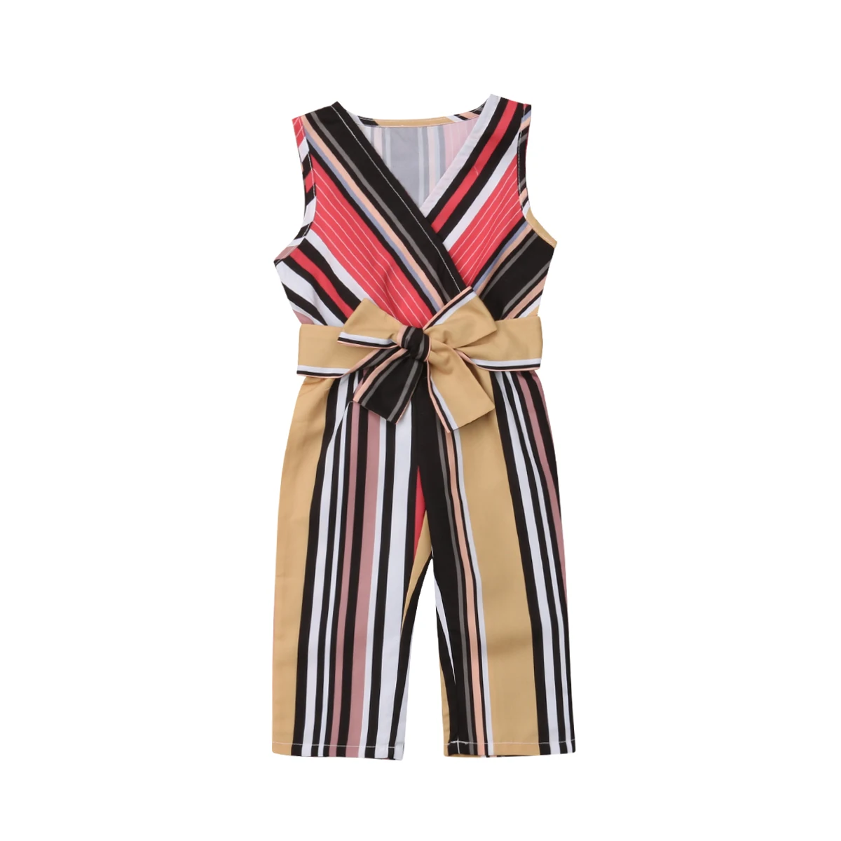 

New Toddler Baby Girl Strap Striped Romper Jumpsuit Sunsuit Summer Clothes