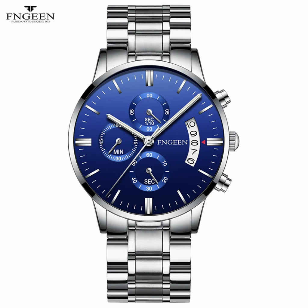 

Mens Watches Male Top Luxury Brand Ultra-thin Sport Mesh Steel Quartz Watch Men Casual Waterproof Blue Clock Reloj Hombre
