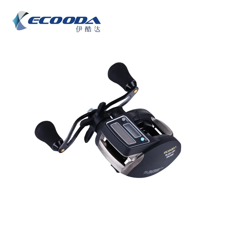 

Ecooda EMA500R/L dual power digital display Best Selling 6+1BB Electronic Counting Reel Baitcasting Reel 6.2:1Gear casting