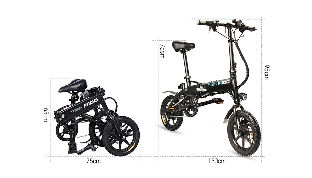 FIIDO D1 7.8AH 10.4AH складной электрический велосипед батарея мини алюминиевый сплав умный электрический велосипед мопед велосипед ЕС вилка черный белый