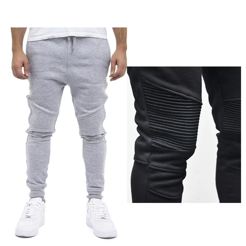 Fashion Biker Joggers Harem Pants Men 