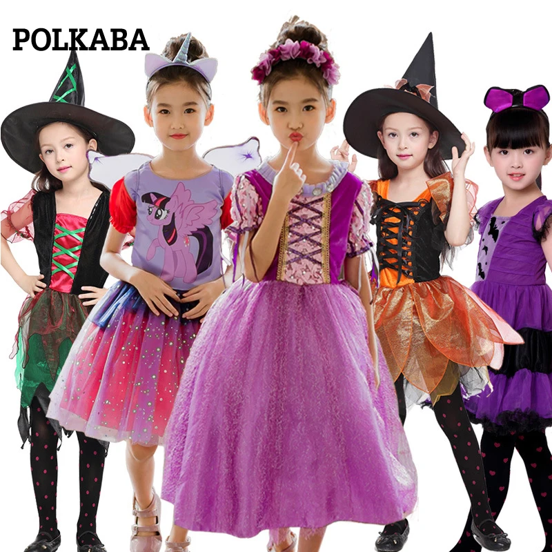 

Halloween Pumpkin Costume for Kids Spiderman Baby Costume Snow White Dress Mickey Mouse Dress Hulk Unicorn Kids Halloween Dress