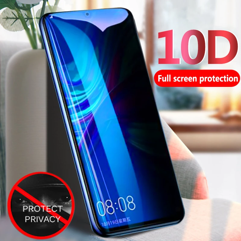 Закаленное стекло 10D для защиты экрана Huawei Honor 20 Pro V20 Nova 5 5i 4 3i P Smart Plus Y7 2019 Y9
