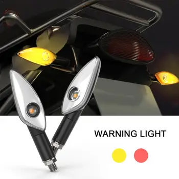 

2PCS LED Warning Light Modification Accessories 12V High-bright Electric Lights Decorative Motorcycle Universal Indicator Ghost