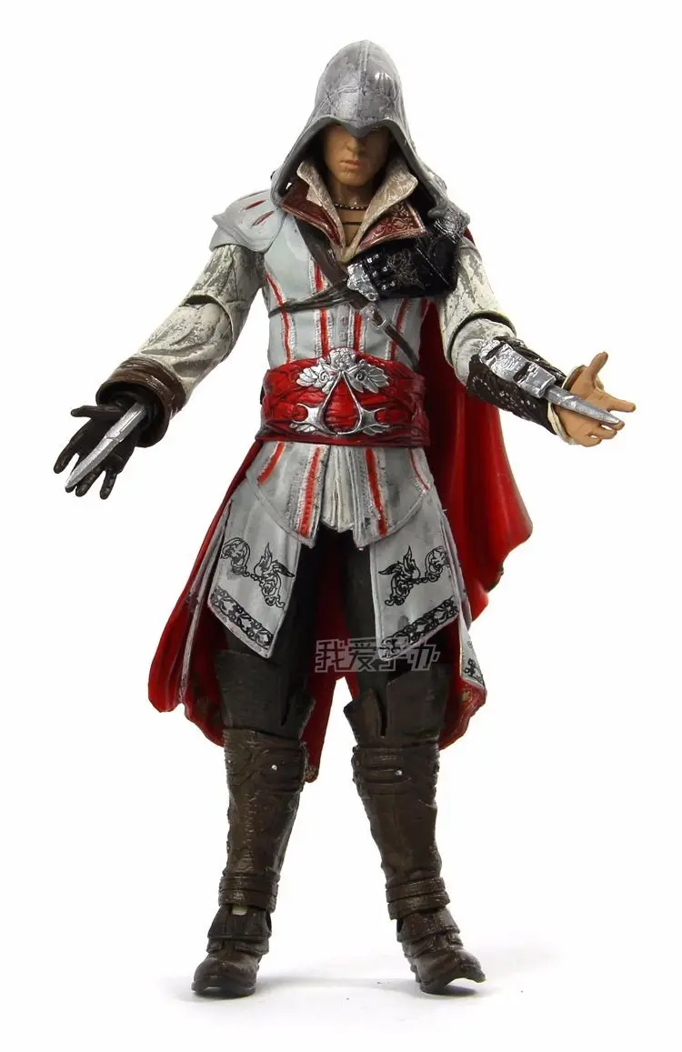 7 дюймов Ezio Altair Hartel ПВХ Фигурки Модель Коллекция игрушек - Цвет: Ezio white 2G