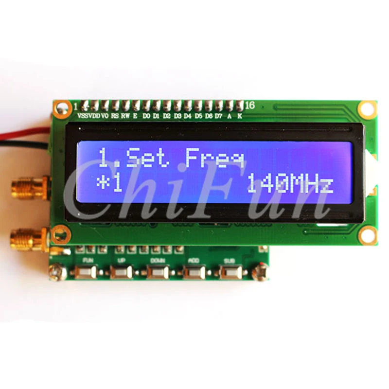 

Freeshipping RF signal generator Signal range 140MHz~4.4GHz With sweep function