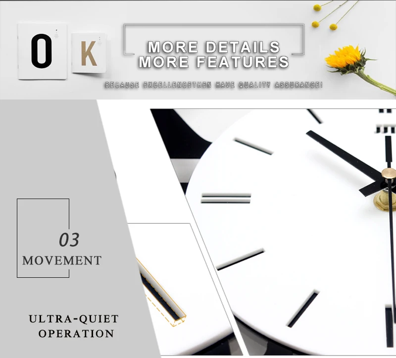 watch wall clock diy clock wood clock wall modern clock (6)