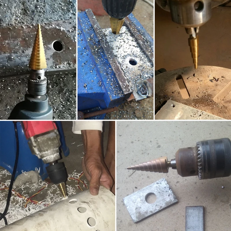 TRANVON Drill Bit for Metal Drills Chuck Tools for Carpentry Milling Cutter for Metal Drill Bit for Electric Screwdriver Jig