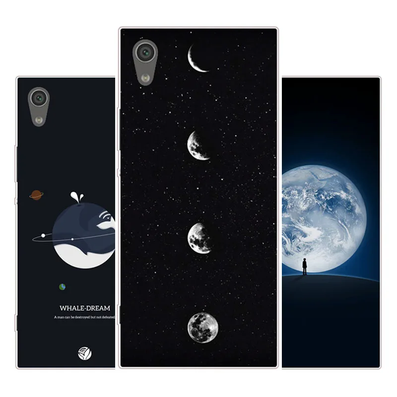 

For Sony Xperia Xa1 Plus Case,Silicon map view Painting Soft TPU Back Cover For Sony Xperia Xa1 Ultra protect Phone cases