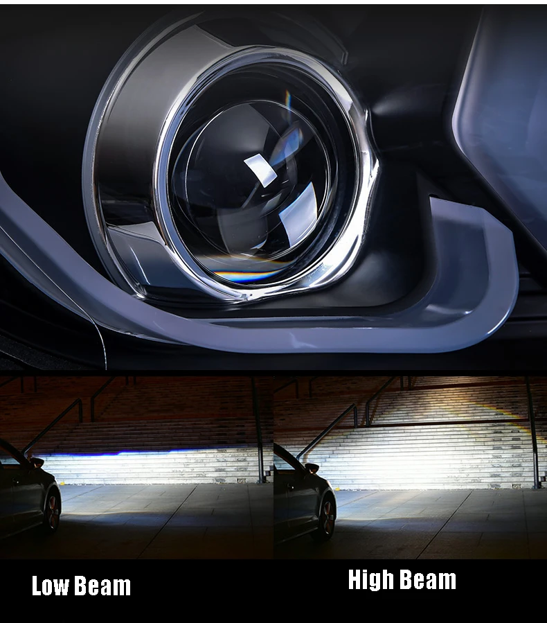Автомобильный Стайлинг фара сборка для Honda HR-V HRV фары фара светодиодный U DRL передний свет Биксеноновая линза ксенон HID