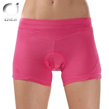 CheJi Велоспорт женское нижнее белье дышащие мягкие быстросохнущие 3D гель нижнее белье с подкладками MTB дорожный велосипед женщин под шорты