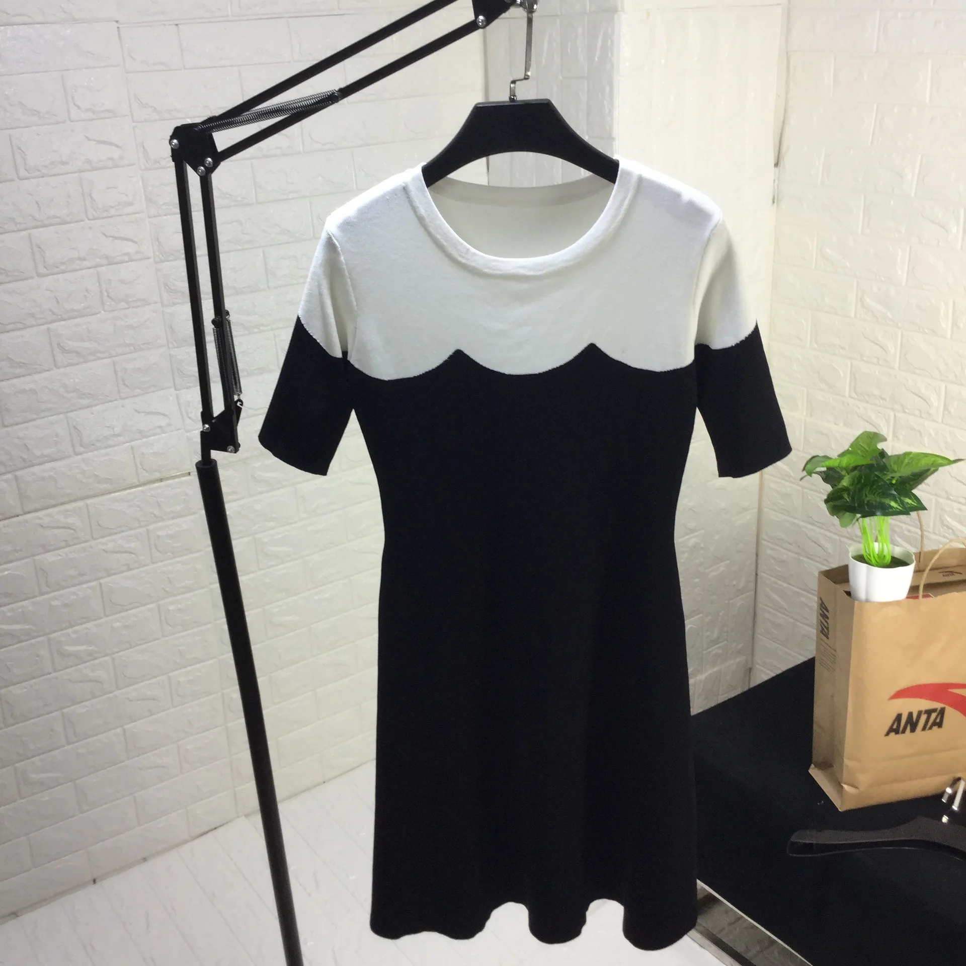 Stylish white and black french Stylish white and black french