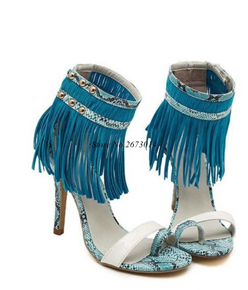 summer-style-sexy-woman-shoes-woman-fashionable-snakeskin-high-heeled-sandals-blue-pink-ankle-tassels