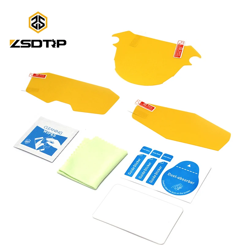ZSDTRP For Yamaha MT-07 FZ-07 MT09 FZ09 for Kawasaki Z900/Z650 Cluster Scratch Speedometer Film Screen Protector 2014-2017 | Автомобили и