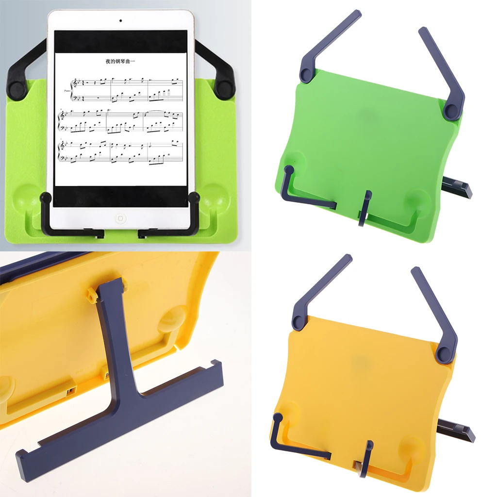 

Multifunction Foldable Music Stand Sheet Music Holder Reading Book Rack 21 x 16.5 x 1cm