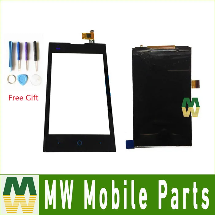 

1 PC/Lot For ZTE Kis 2 II Max V815W LCD Display + Touch Screen Seperate Replacement Part Black color with tools