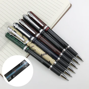 

Duke Rollerball Pens Metal 0.5mm Black Ink Refill Smooth Writing Gift Pens for Men Women Business Office Supplies with Pen Case