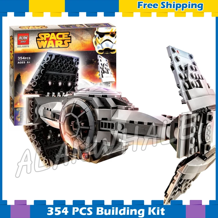 

354pcs Space Wars The Force Awakens TIE Advanced Prototype 10373 Model Building Blocks Toys Gifts Bricks Compatible With Lego