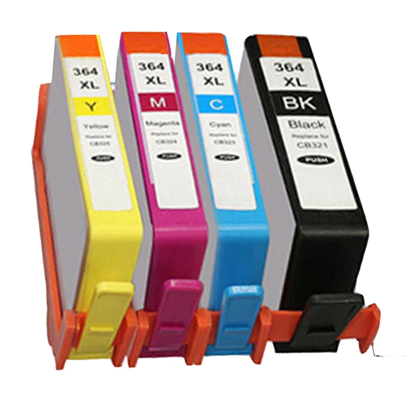 4x Cartucho de Tinta Compatible HP 364XL Negro + Color para B110a  PhotoSmart 5510 5520 6520 7520|ink cartridge 21|cartridge styluscartridge  recycling - AliExpress