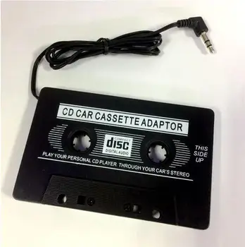 

Car Cassette Tape Adapter Audio Converter 3.5 MM For iPhone MP3 AUX CD Computer 200pcs/lot