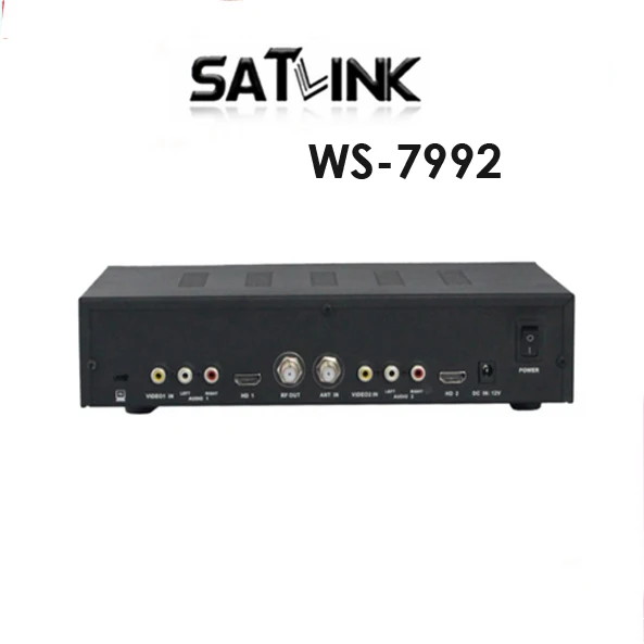 

Original Satlink WS-7992 Modulator 7992 SATLINK 2 channel HD DVB-T Modulator RF / AV / HD VS WS-7990 WS-6990
