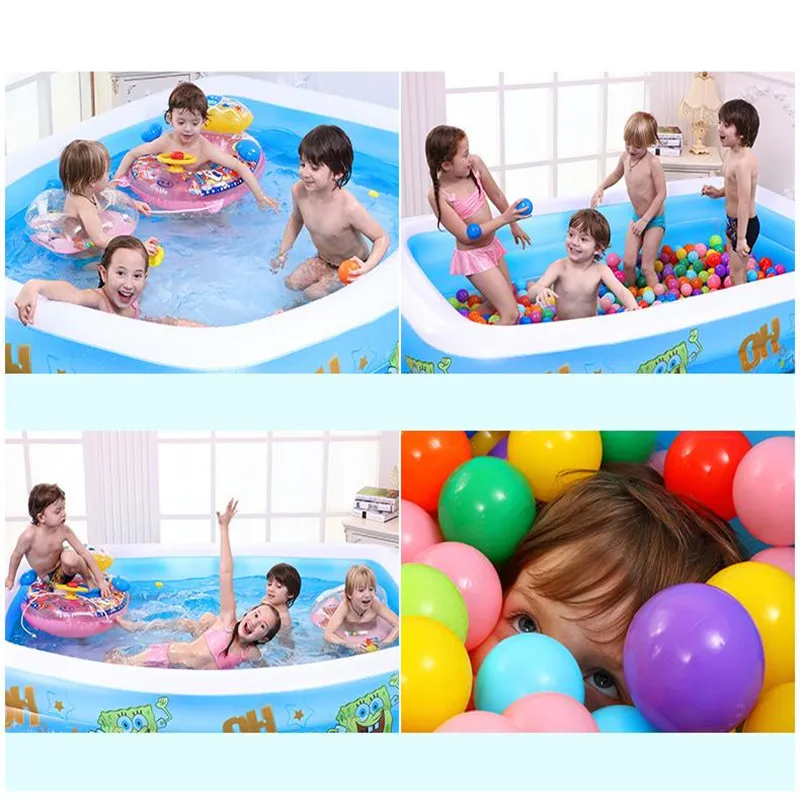 Новое поступление 2017 года очень большой детей и Семья Бассейны большой надувной Одежда заплыва Play/детский бассейн взрослых ванной