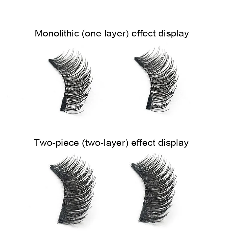 Три магнита накладные ресницы 3d Магнитные ресницы быстрая паста бесшовные ресницы простые и многоразовые натуральные Magne