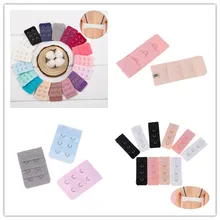 Дамы 3 ряда 2 крючка или 1 ряд 3 крючка бюстгальтер удлинитель нейлоновая застежка удлинитель эластичный на бретельках мягкий бюстгальтер